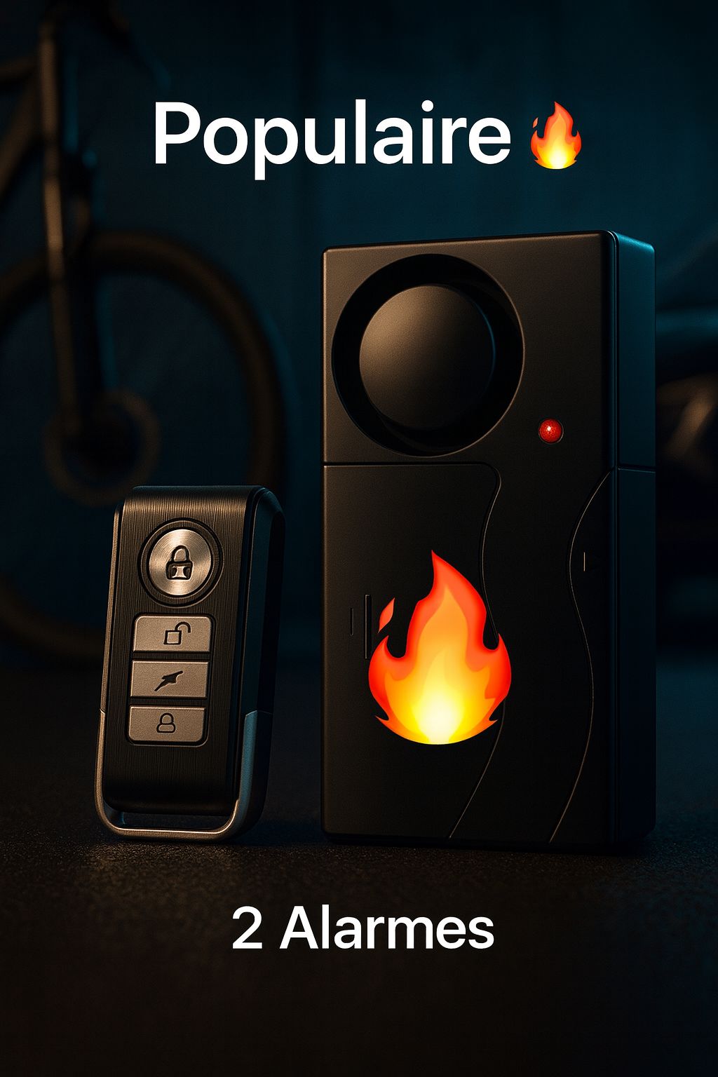 Alarme Moto Vélo trottinette Garage 110dB