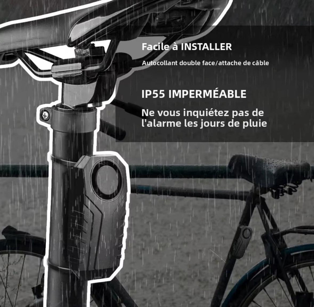 Alarme Moto Vélo trottinette Garage 110dB